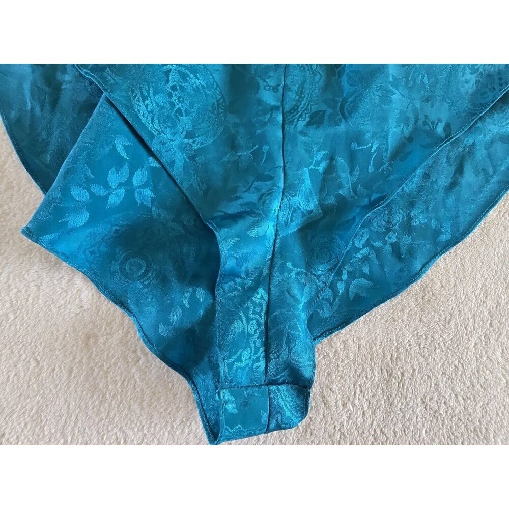 Vintage‎ Victoria's Secret High Cut Lingerie Bottoms Satin Size Small Gold Label - Picture 3 of 6